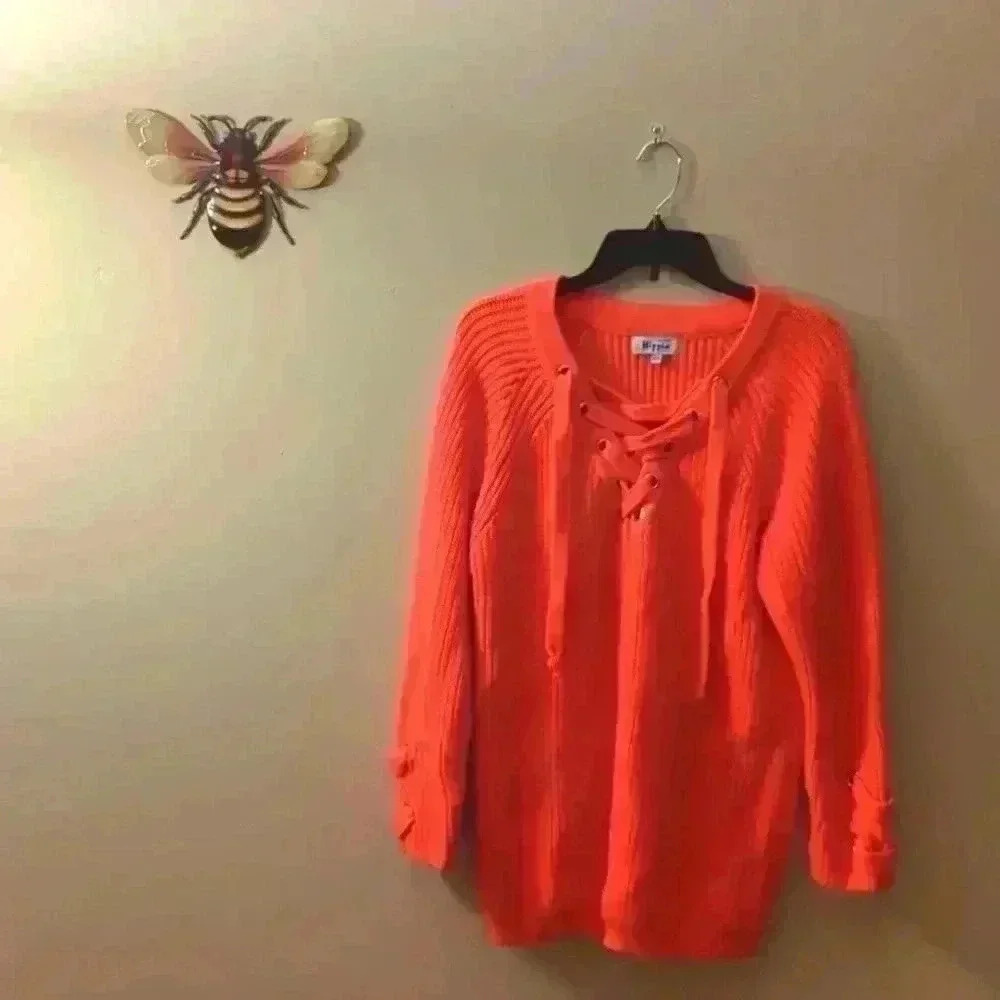 military hippie, pink, small sweater